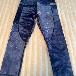 ZYIA Blue Tie-Dye Capris